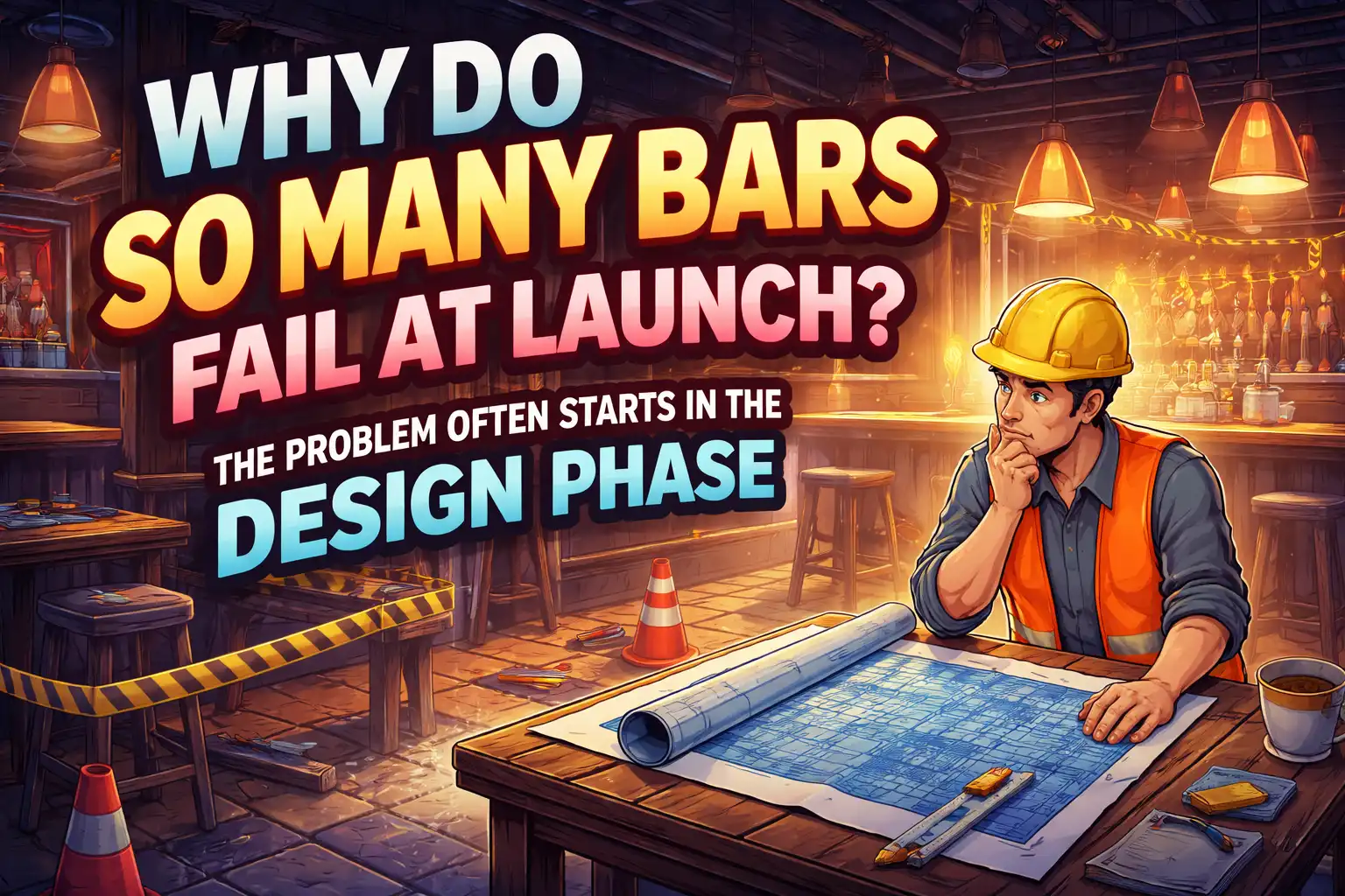 Why Do Many Bars Fail Right After Opening? The Problem Often Lies in the Design Phase