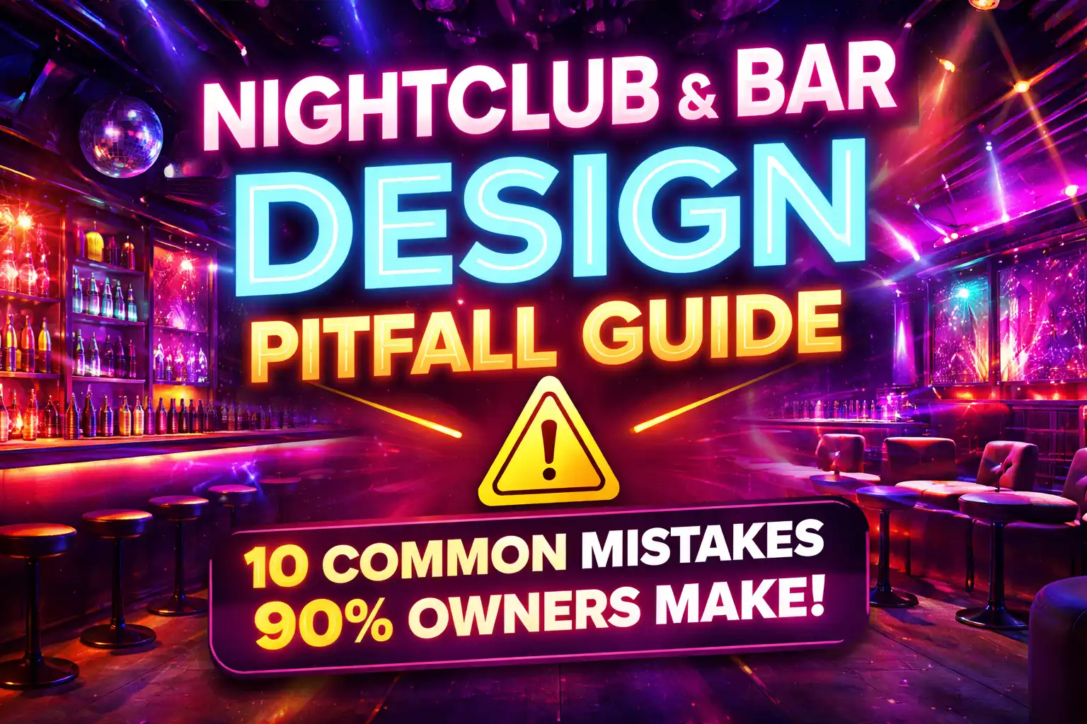 Nightclub/Bar Renovation Pitfall Guide: 10 Common Mistakes 90% of Owners Make