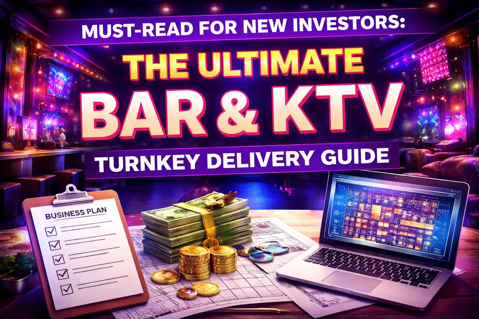新手投资者必看：酒吧 KTV 全流程一站式交付指南
