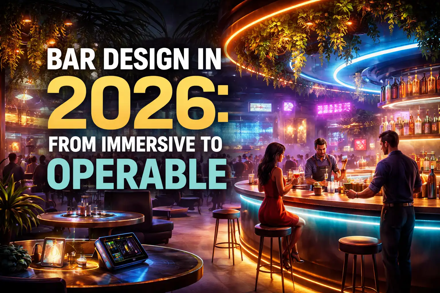 2026 Bar Design: From Immersive to Operable