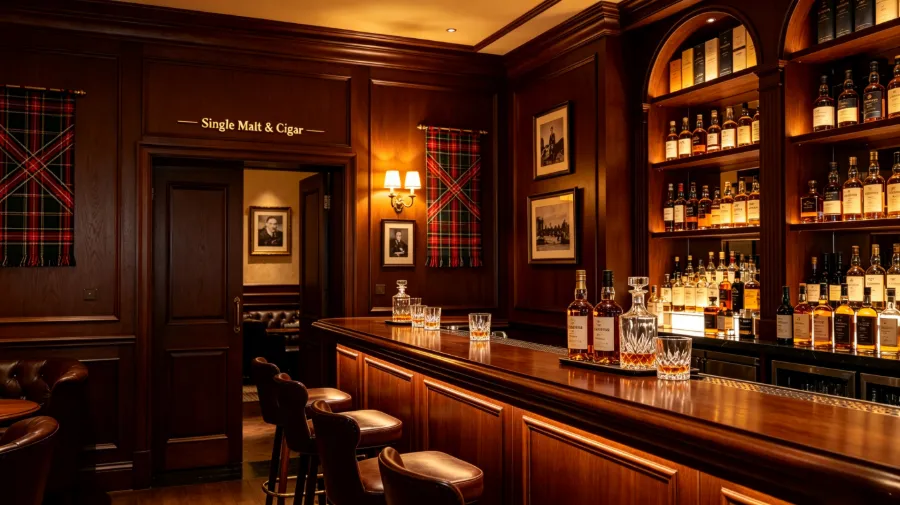 Whiskey lounge premium lighting