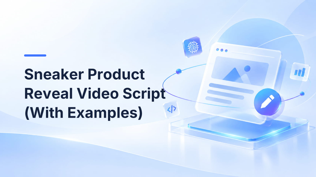 Sneaker Product Reveal Video Script (With Examples)