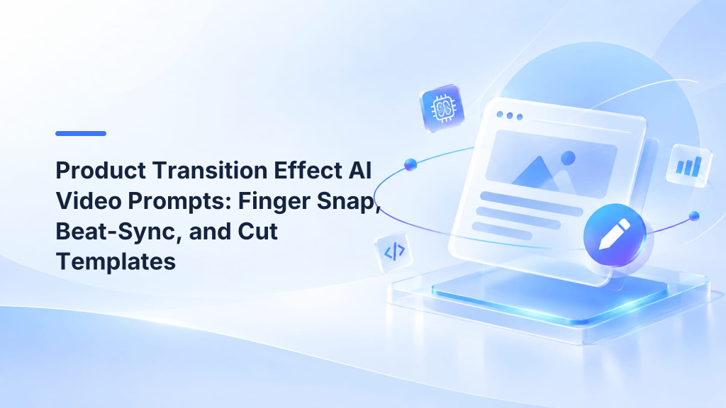 Product Transition Effect AI Video Prompts: Finger Snap, Beat-Sync, and Cut Templates