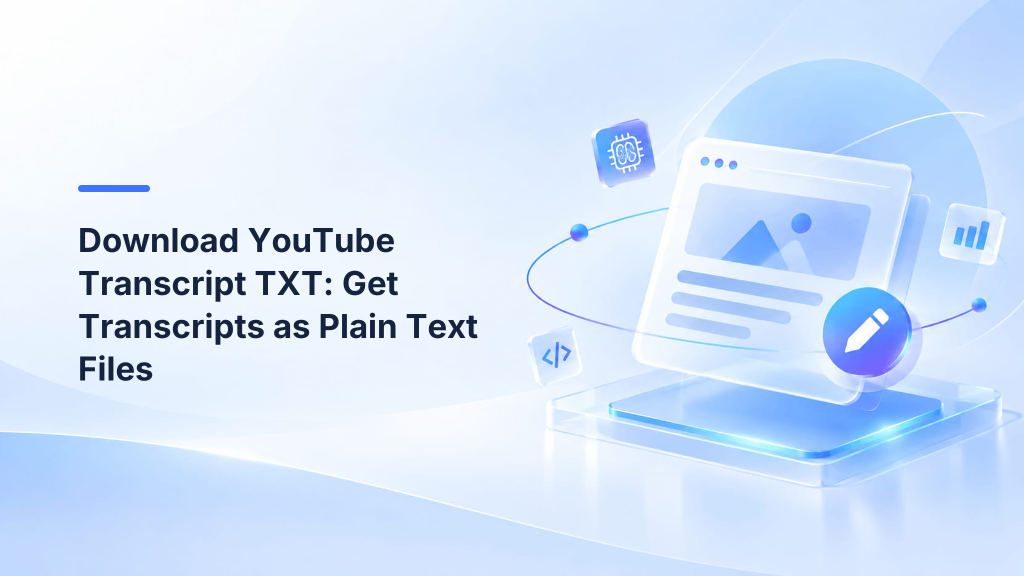 Download YouTube Transcript TXT: Get Transcripts as Plain Text Files