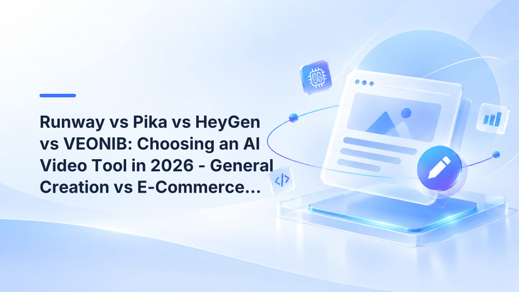 Runway vs Pika vs HeyGen vs VEONIB: Choosing an AI Video Tool in 2026 — General Creation vs E-Commerce Selling