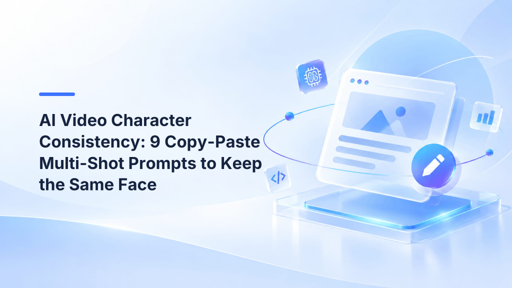 AI Video Character Consistency: 9 Copy-Paste Multi-Shot Prompts to Keep the Same Face