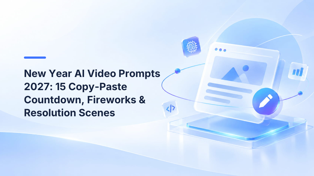 New Year AI Video Prompts 2027: 15 Copy-Paste Countdown, Fireworks & Resolution Scenes
