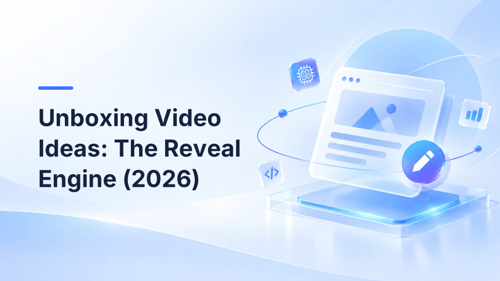 Unboxing Video Ideas: The Reveal Engine (2026)