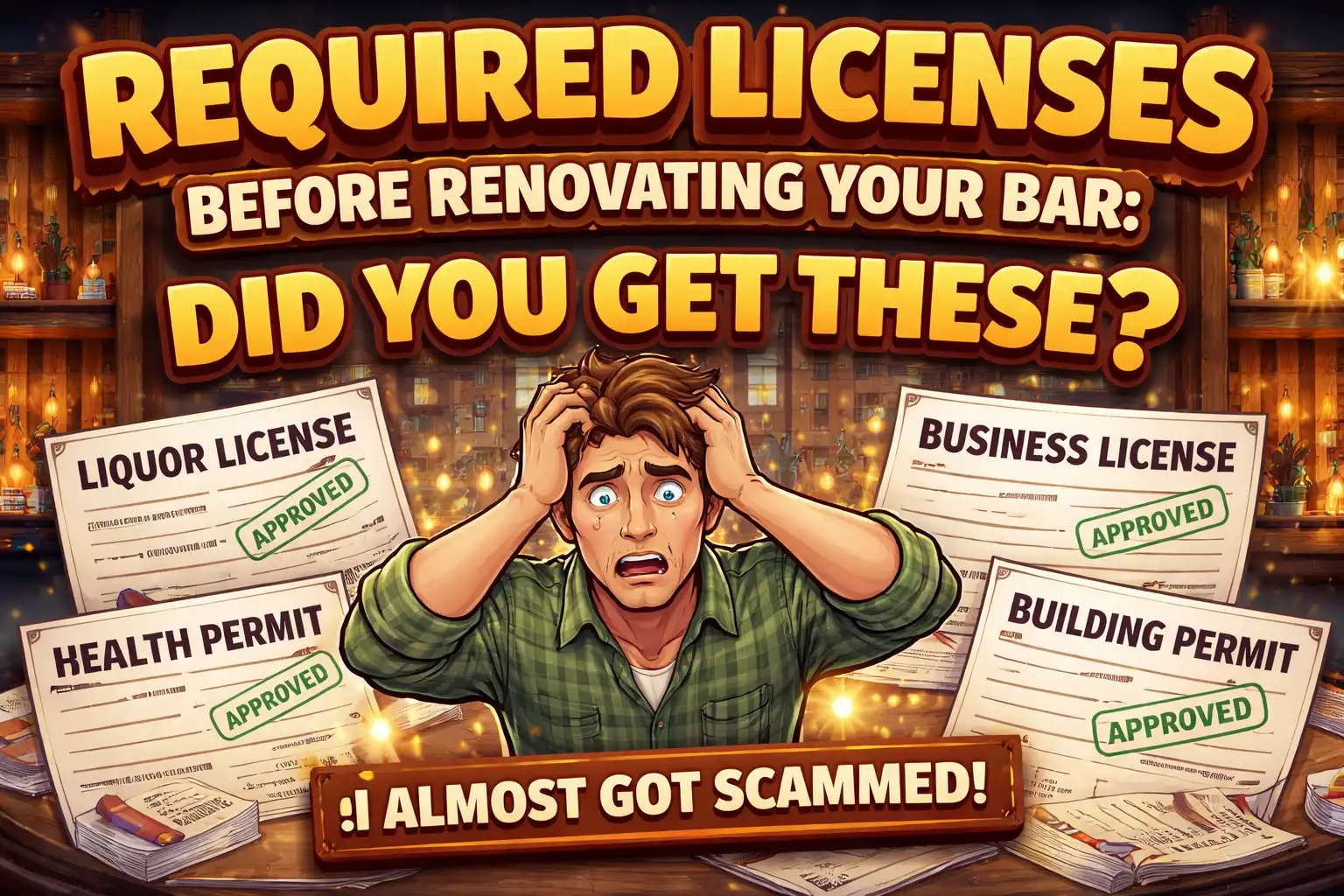 Before Renovating a Bar, Have You Secured These Permits? (I Almost Got Trapped Into a Sieve)