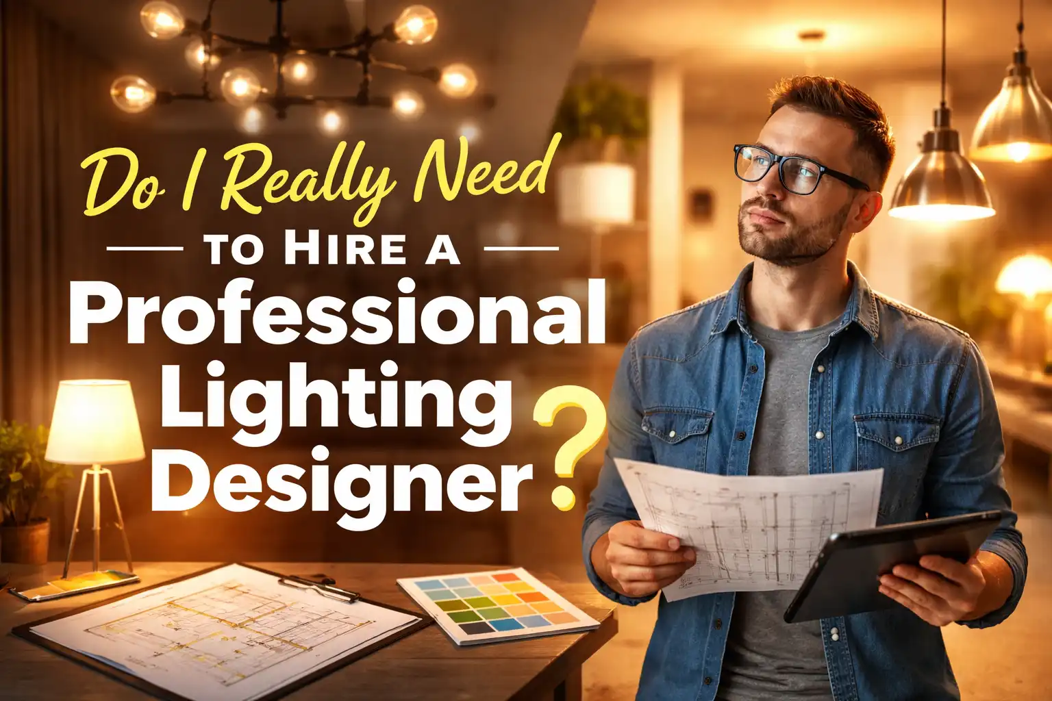 Do I really need to hire a professional lighting designer?