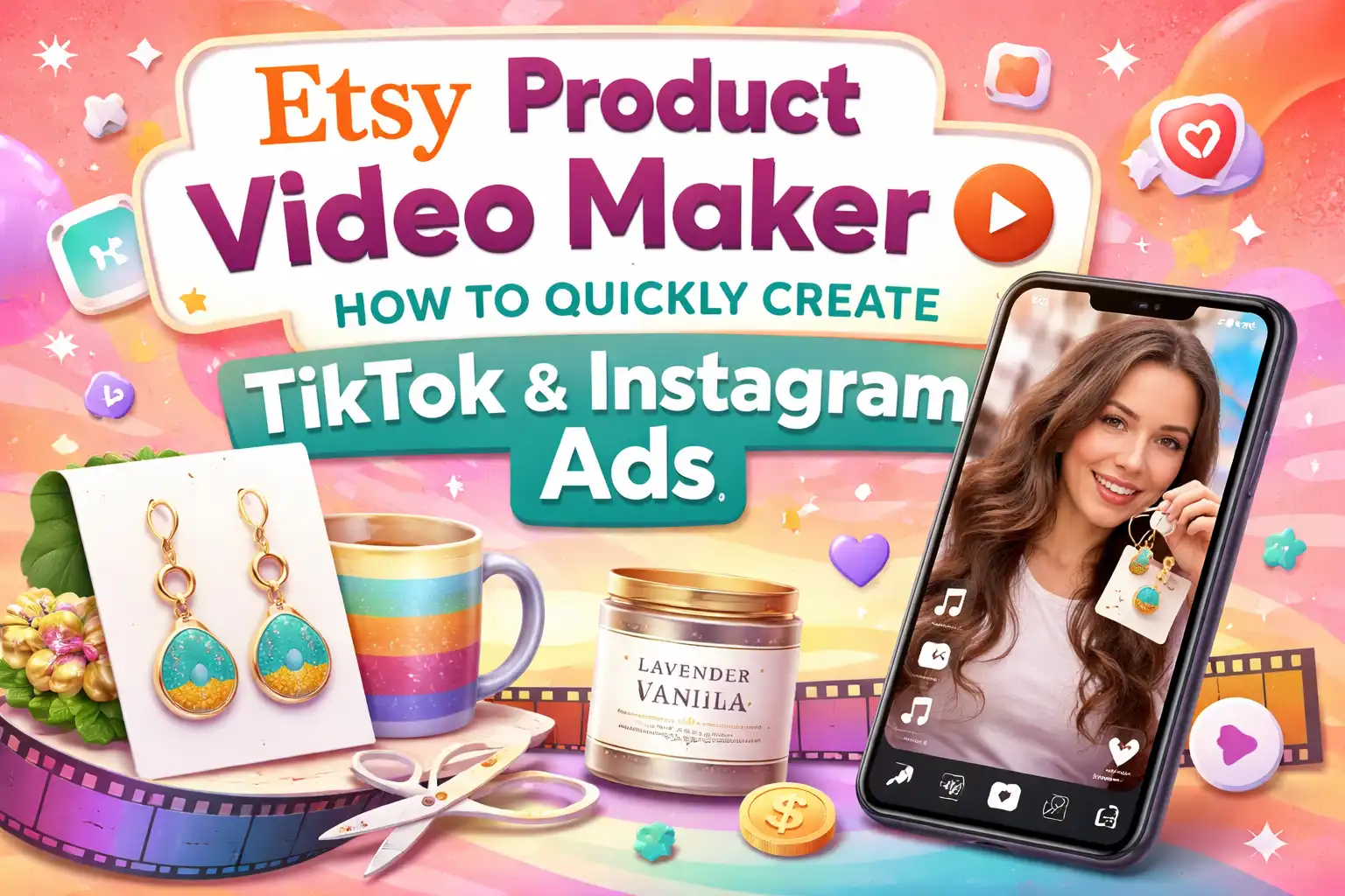 Etsy产品视频生成器：如何快速制作TikTok和Instagram广告